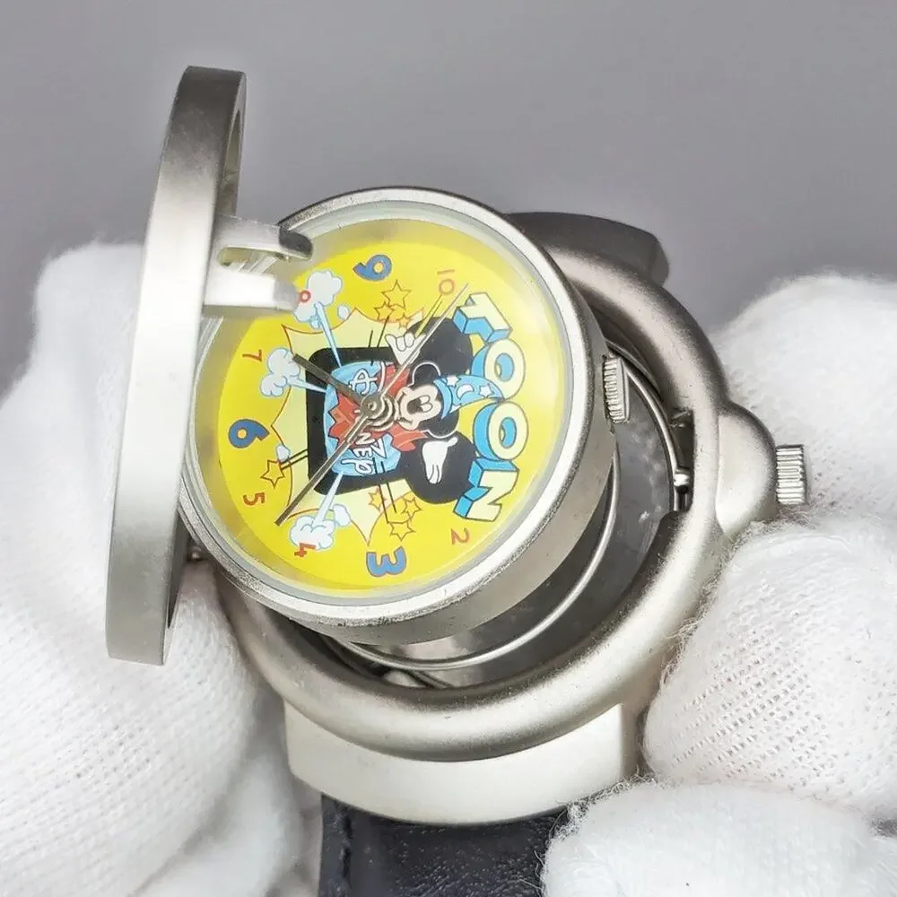 Disney Mickey Mouse Toon TV Pop Up Men's Watch, Original Box